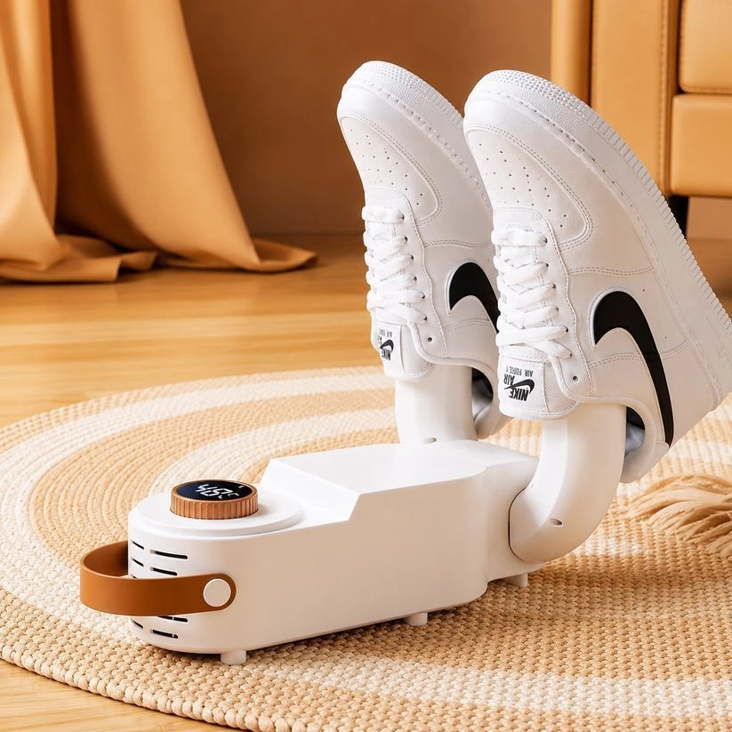 Electric Shoe Dryer and Warmer with PTC Heating, UV Sterilisation, 48°C Fast Drying, 360° Warm Air, Intelligent Timer, Foldable and Hanging Design 5