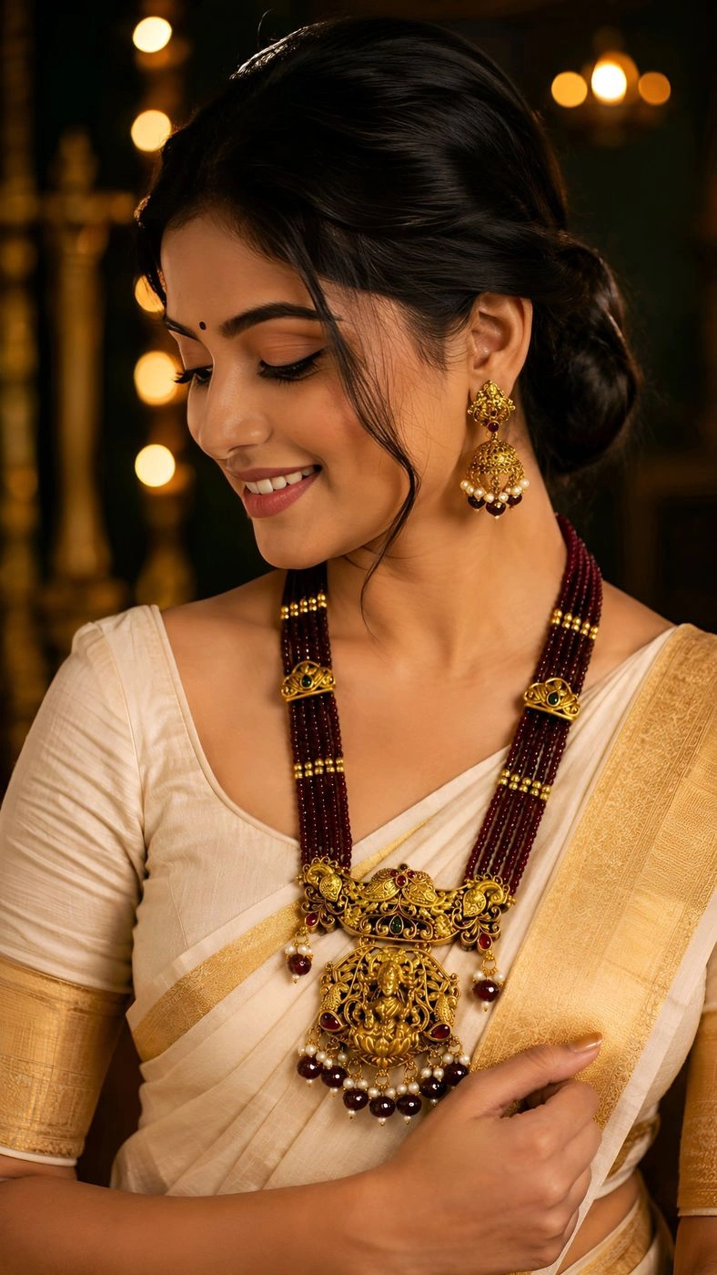 Ananthalakshmi – Kerala Heritage Necklace Set 3