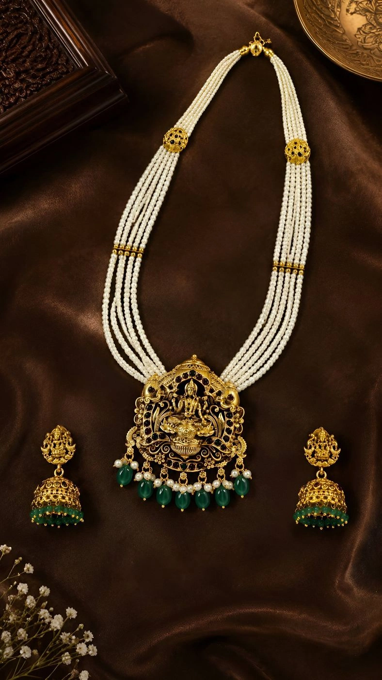 Anaswaram – Kerala Heritage Necklace Set