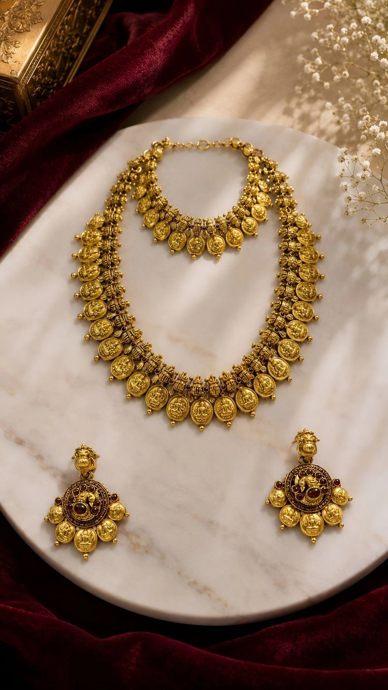 Kasumangalam – Kerala Heritage Necklace Set