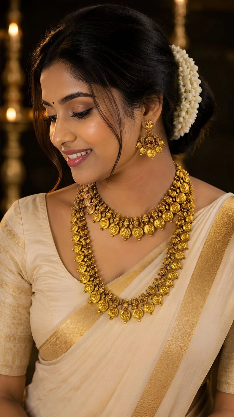 Kasumangalam – Kerala Heritage Necklace Set 3