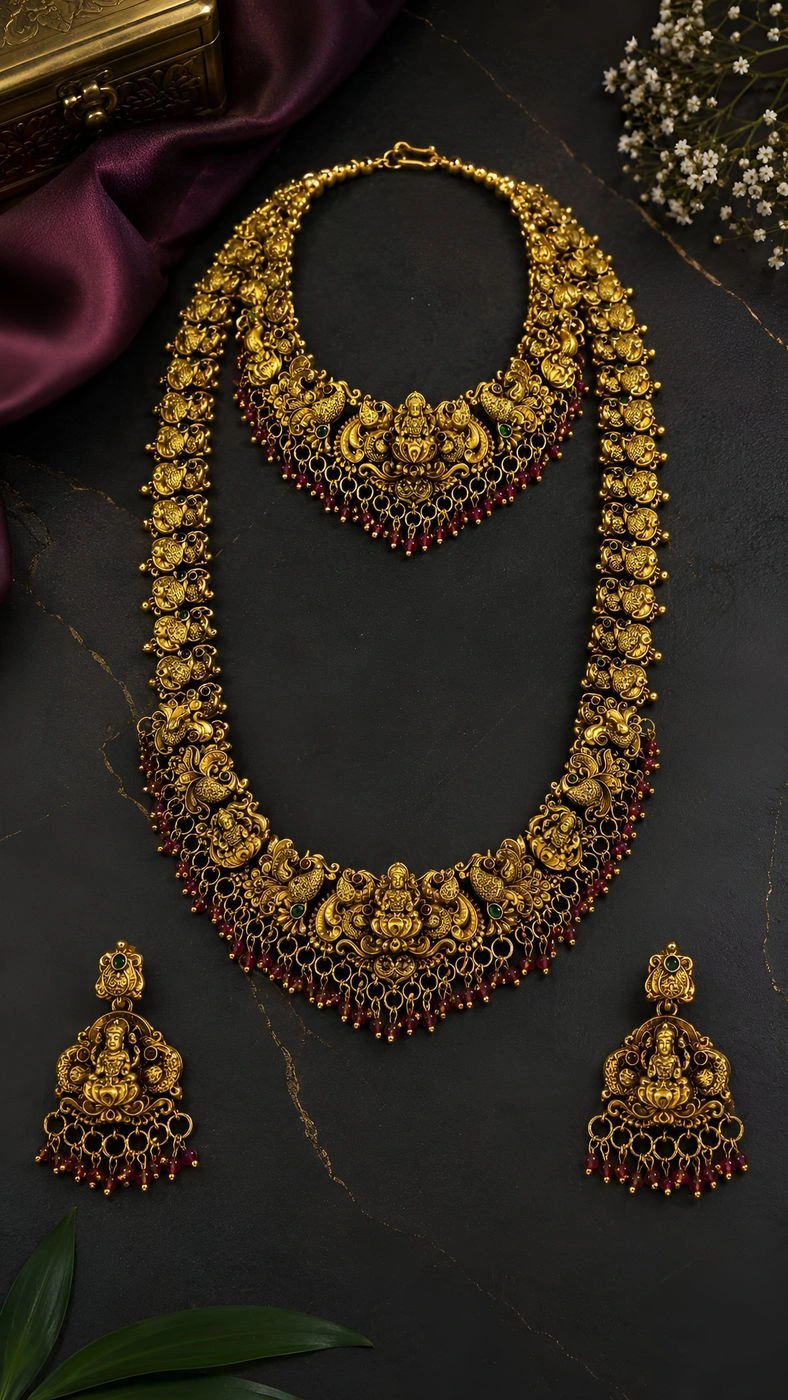 Thiruvaibhavam – Kerala Heritage Necklace Set