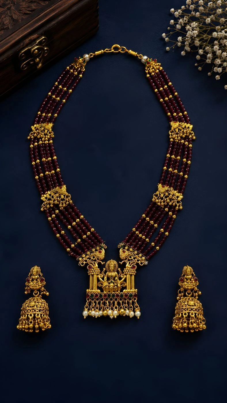 Sreepadmavalli – Kerala Heritage Necklace Set