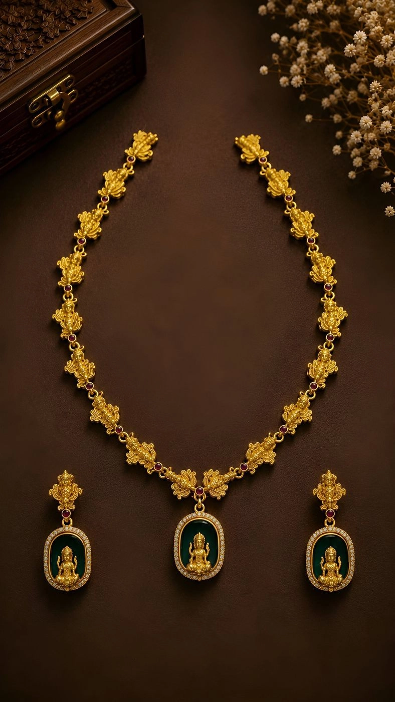 Bhadradeepam – Kerala Heritage Necklace Set