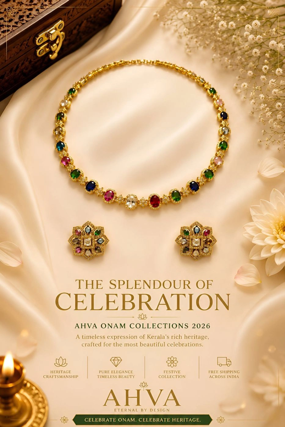 Navarathna Mangalam – Kerala Heritage Necklace Set