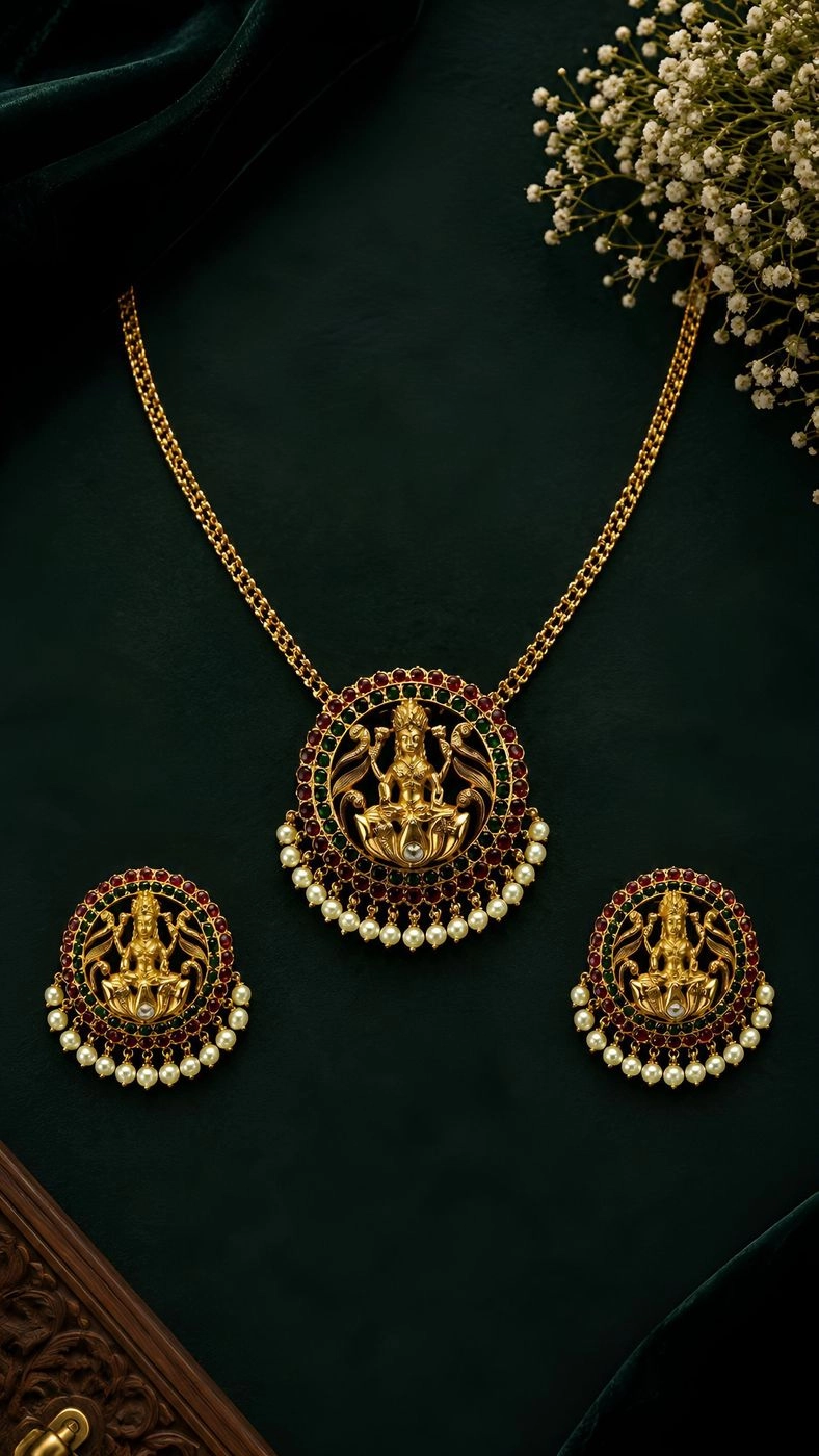 Sree Peedam – Kerala Heritage Necklace Set