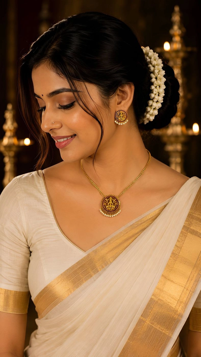 Thirulakshmi – Kerala Heritage Necklace Set 3