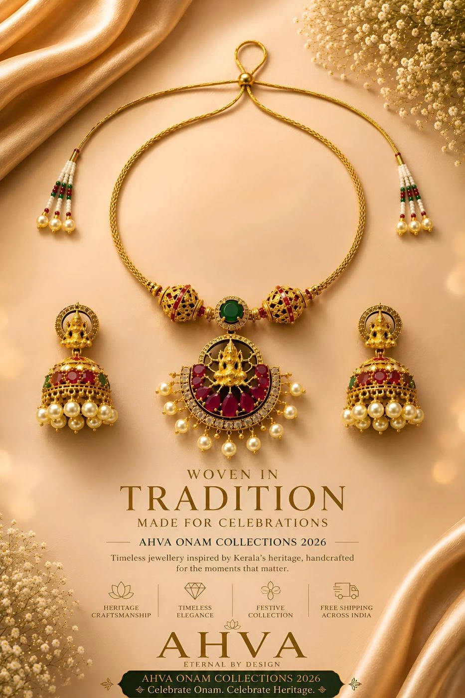 Thirupadmam – Kerala Heritage Necklace Set
