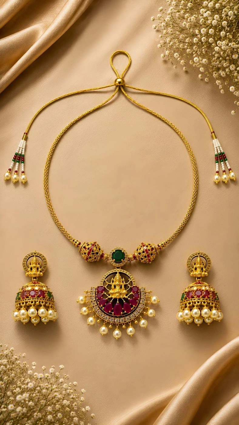 Thirupadmam – Kerala Heritage Necklace Set