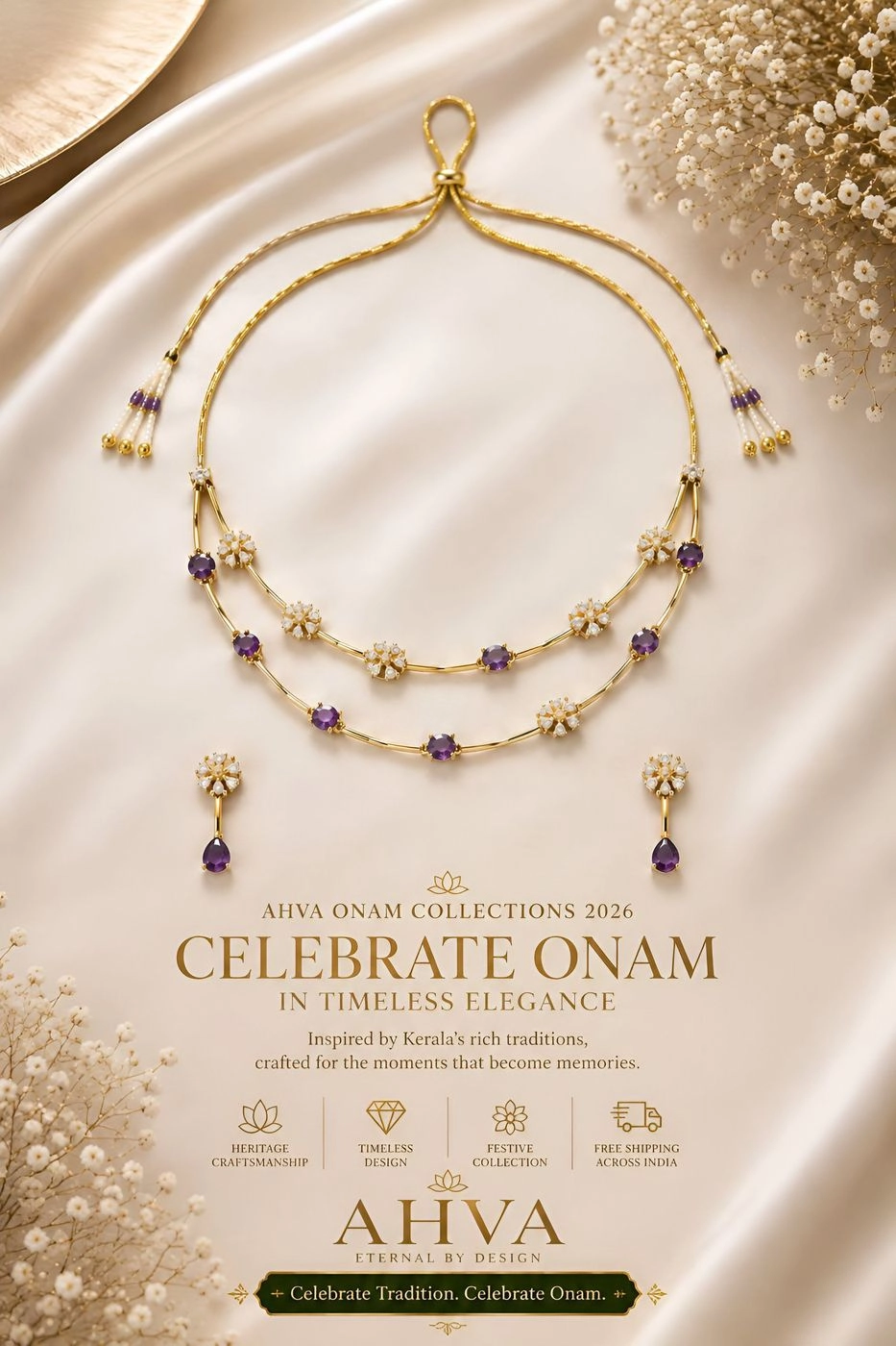 Neelambari – Kerala Heritage Necklace Set