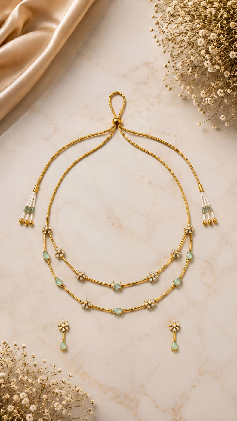 Thulasimalika – Kerala Heritage Necklace Set 2