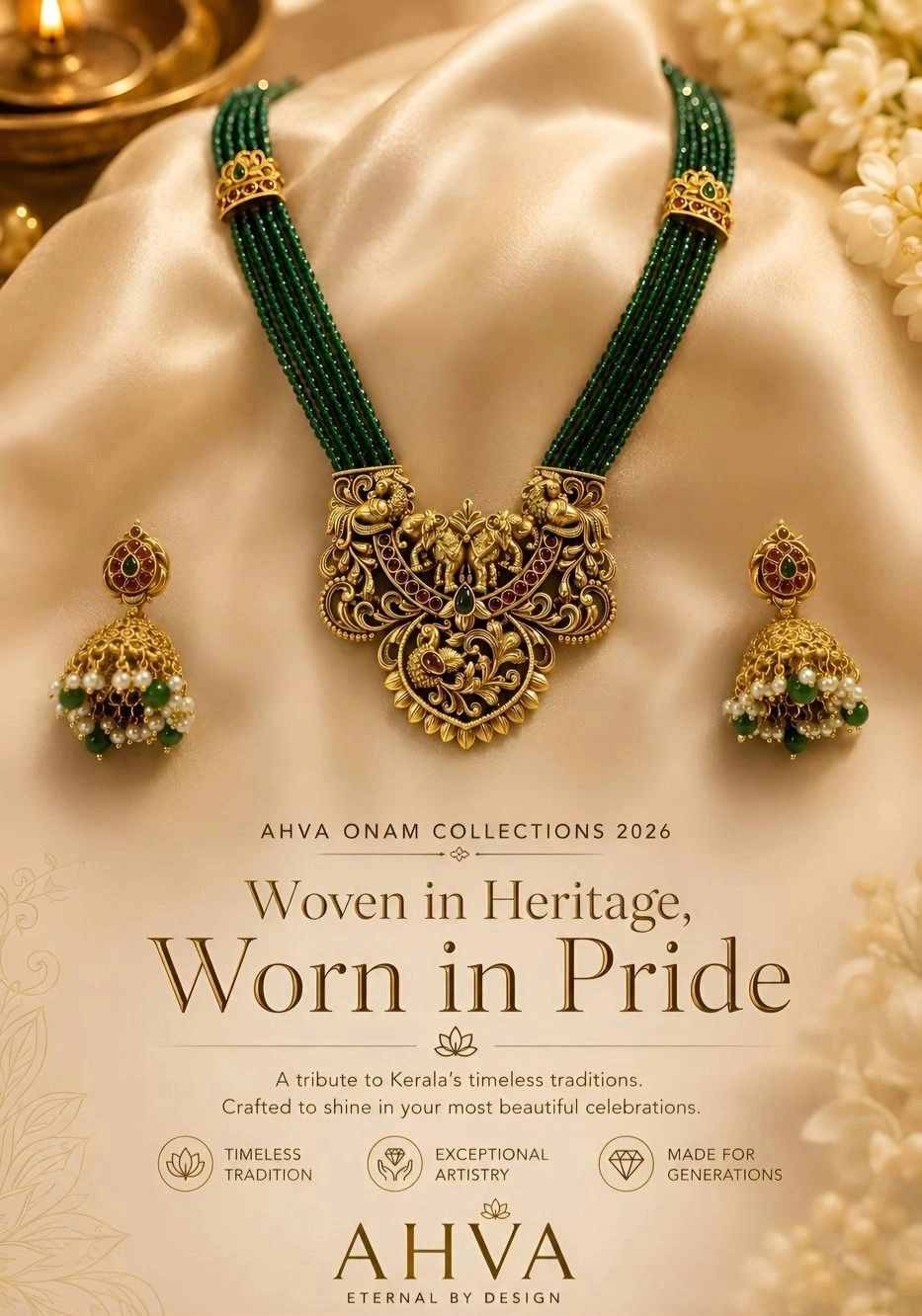 Marathakasobha – Kerala Heritage Necklace Set