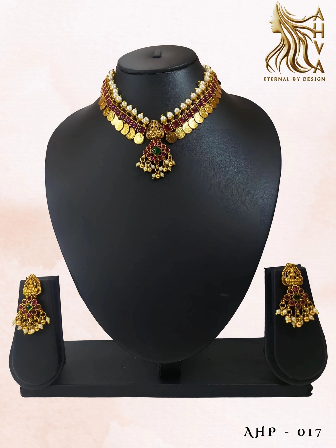 Thirukasavam – Kerala Heritage Choker Necklace Set 4