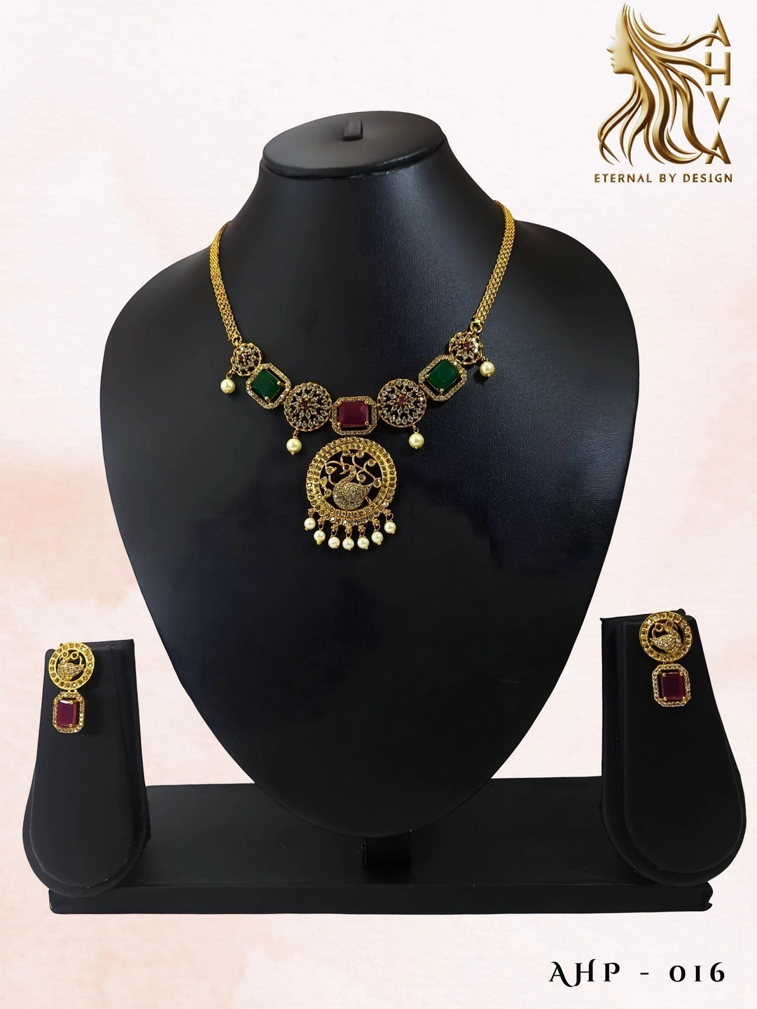 Mayooravaibhavam – Kerala Heritage Necklace Set 5