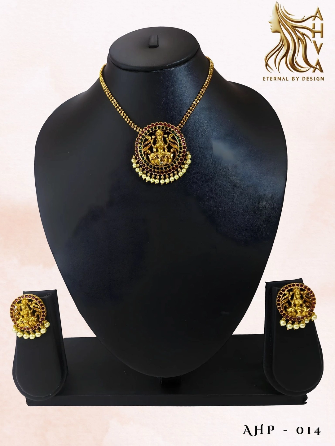 Sree Peedam – Kerala Heritage Necklace Set 4