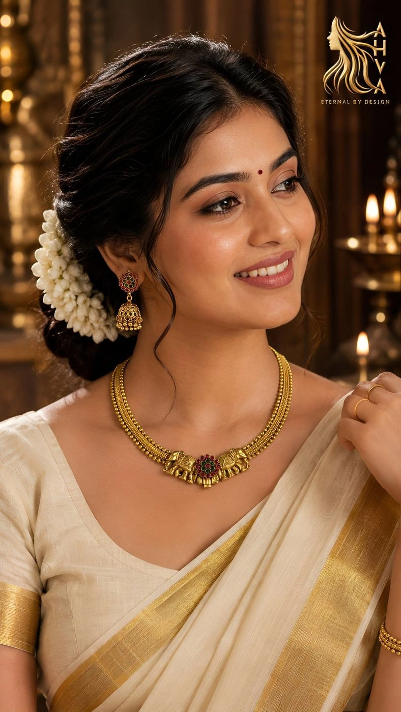 Gajalakshmi – Kerala Heritage Necklace Set 1