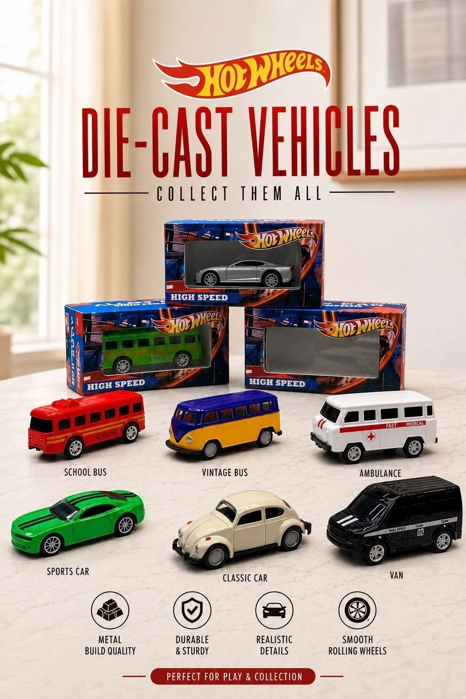 *_🔥 Hot Wheels Die-Cast Vehicles 🚗_*