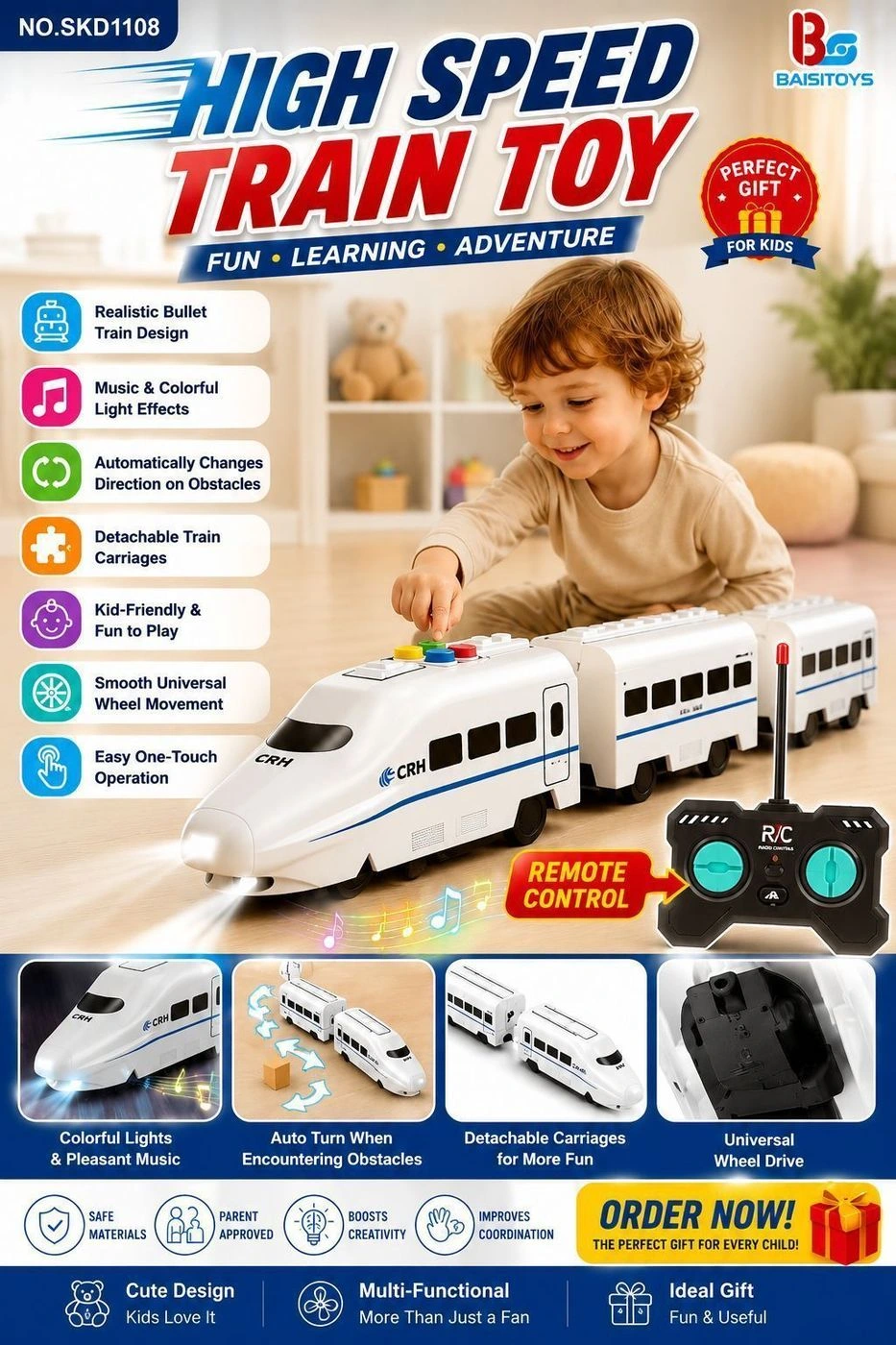 _High Speed Train Toy ✨🚄_*
_Remote Control_