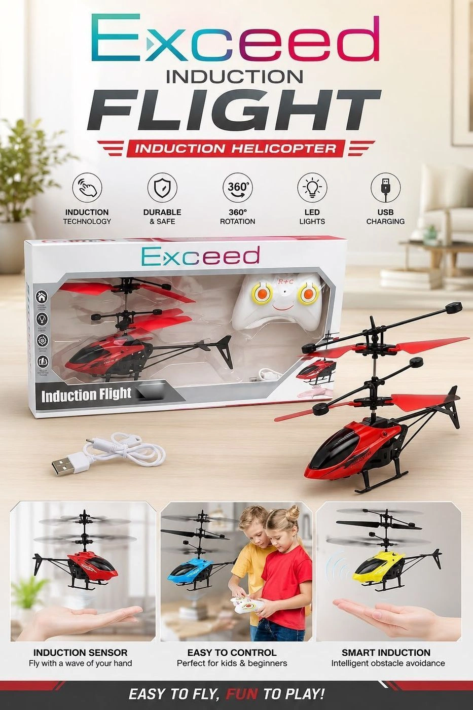 _🚁✨ Exceed Induction Flight Helicopter 🎮_*