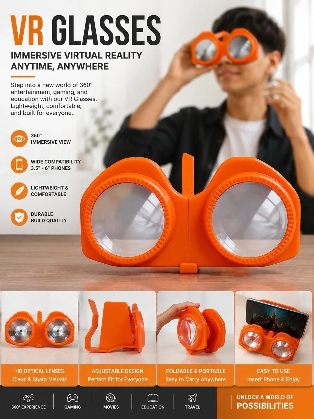 Gaming vr 👓 glasses