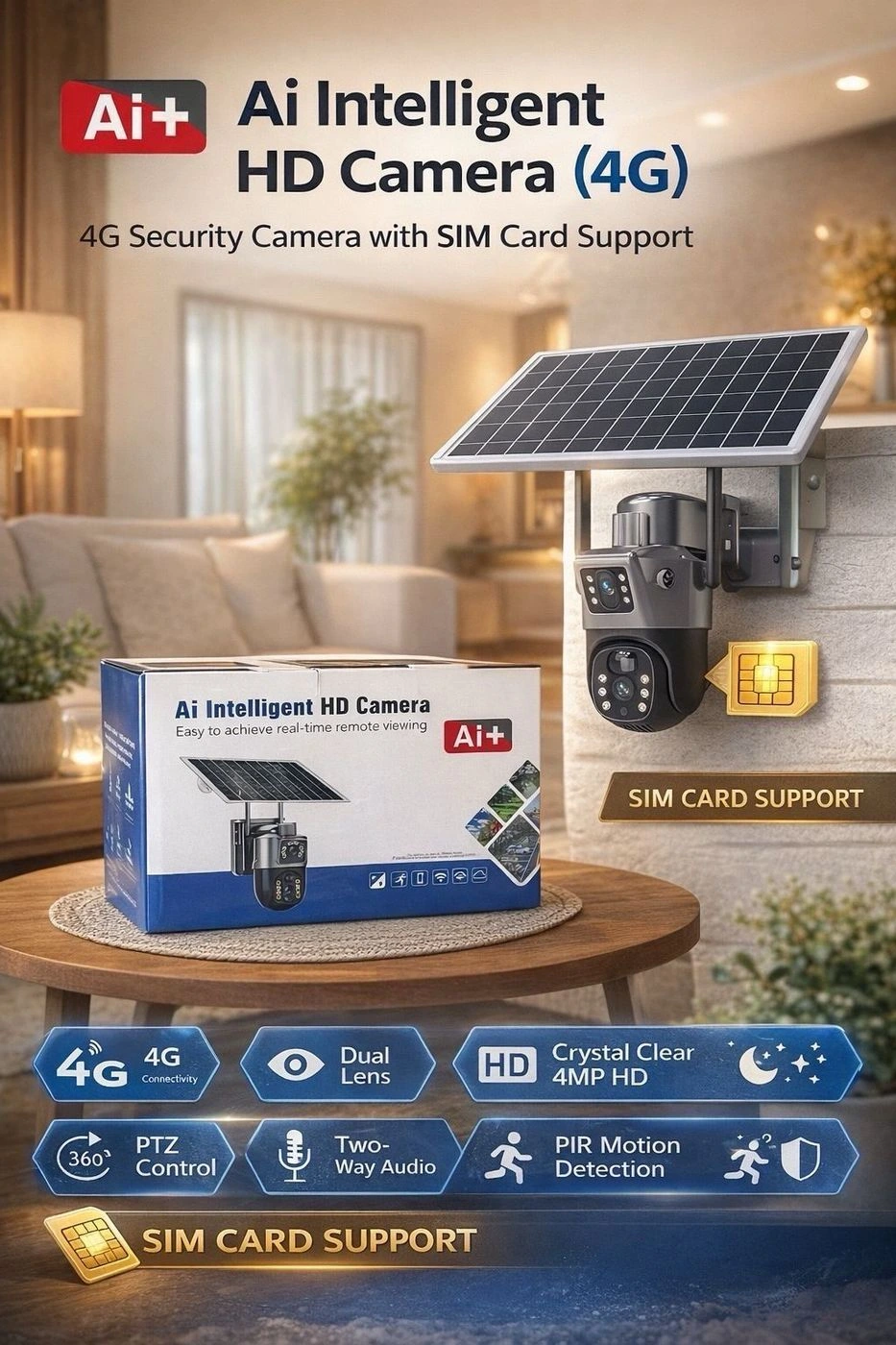 *_📷 AI Intelligent HD Camera (4G)_*