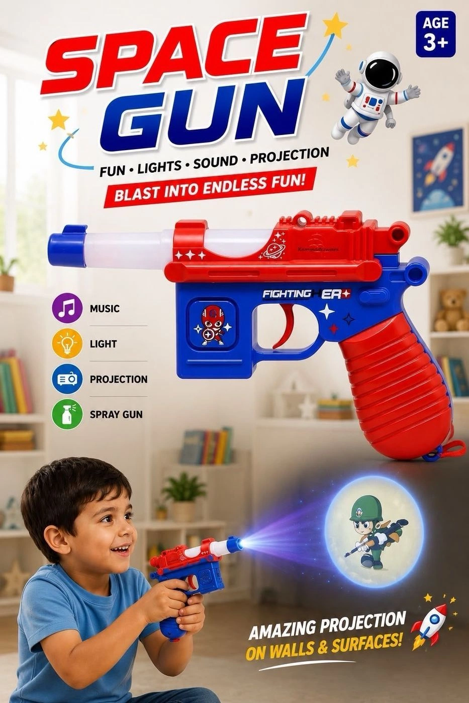 *_🚀🔫 SPACE PROJECTION GUN ✨_*