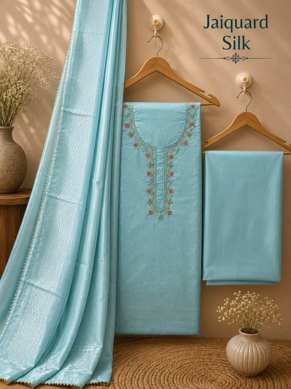 Hand worked Material 12