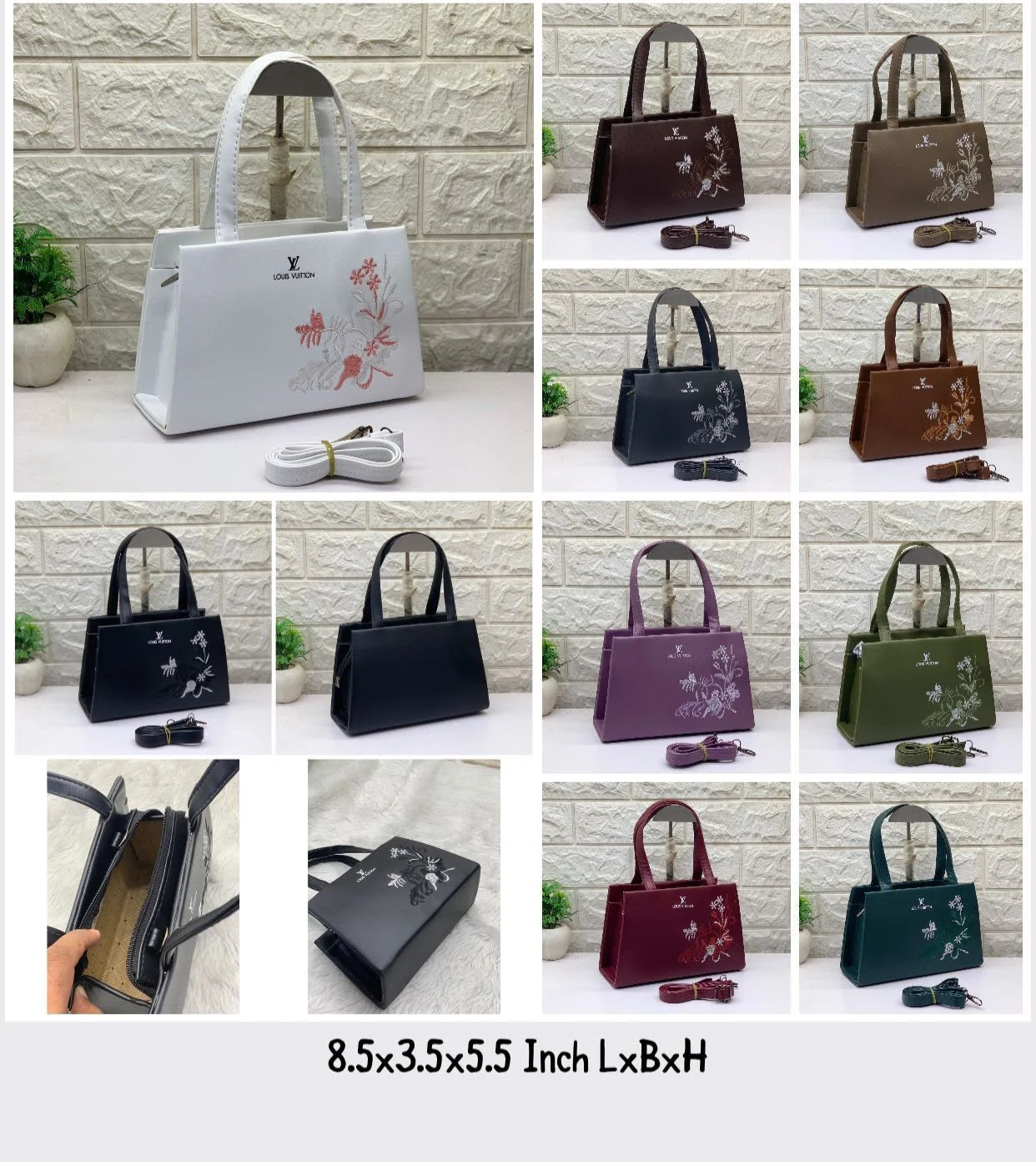 *Embroidery Design Sling Bag For Women And Girls 12