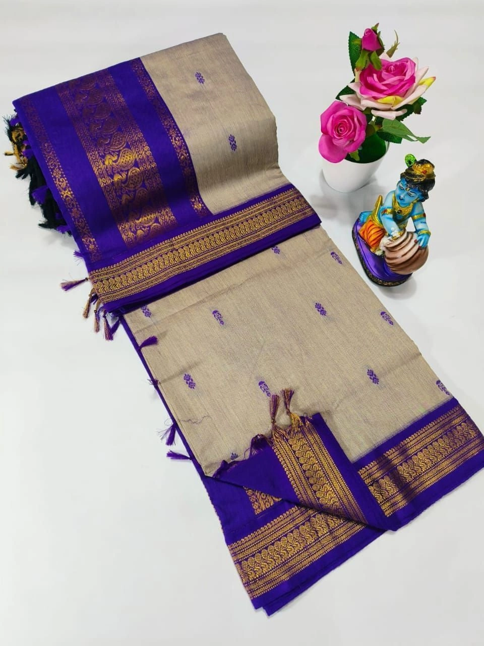 Cotton saree