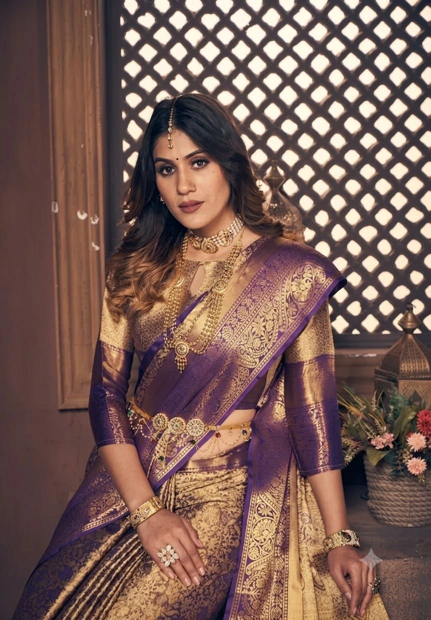 Kanjivaram Silk (Premium Pattu Style) 1