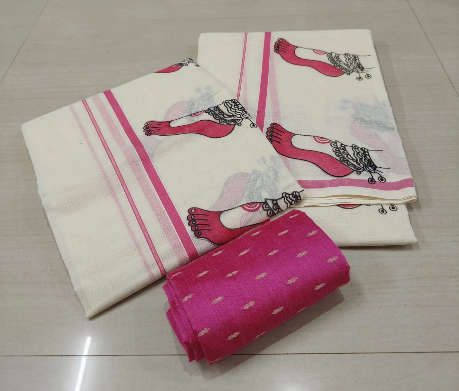 Set Mundu ( Blouse ₹180) 1