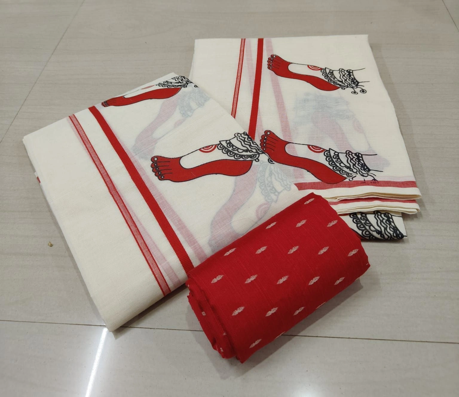 Set Mundu ( Blouse ₹180) 3