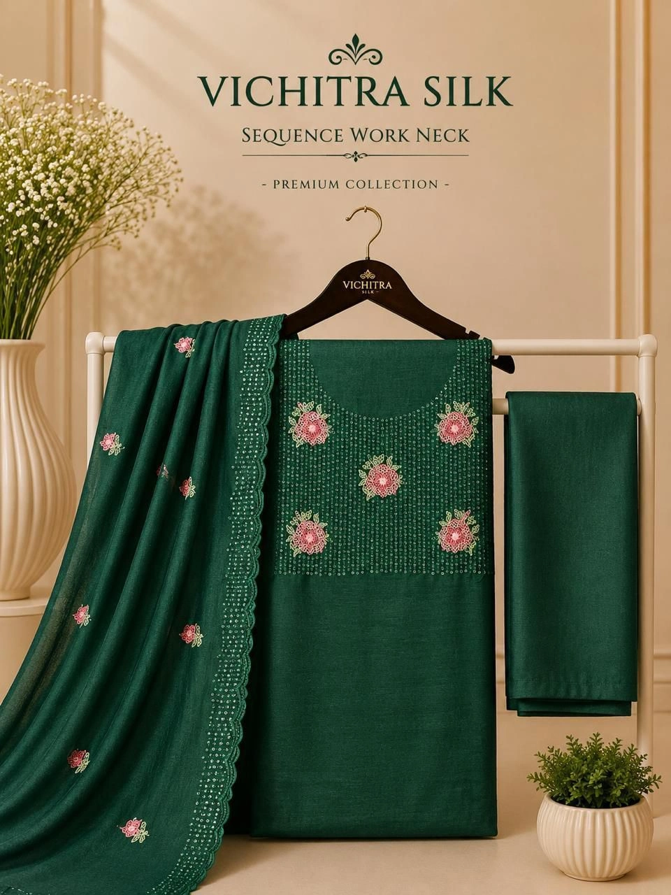 VICHITRA SILK PREMIUM DRESS MATERIAL 3