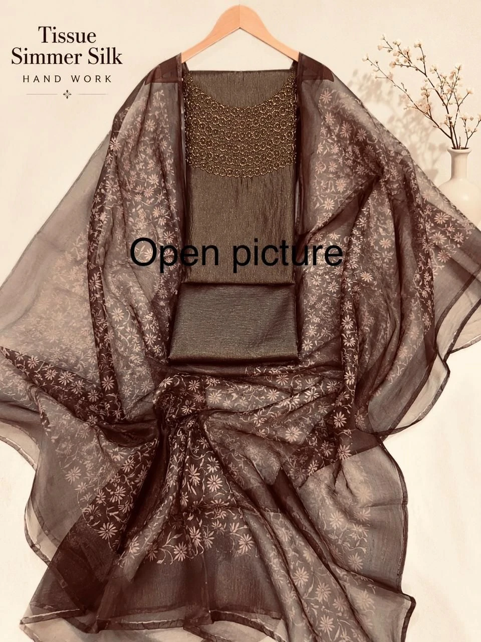 Premium Quality Tissue Silk material 6