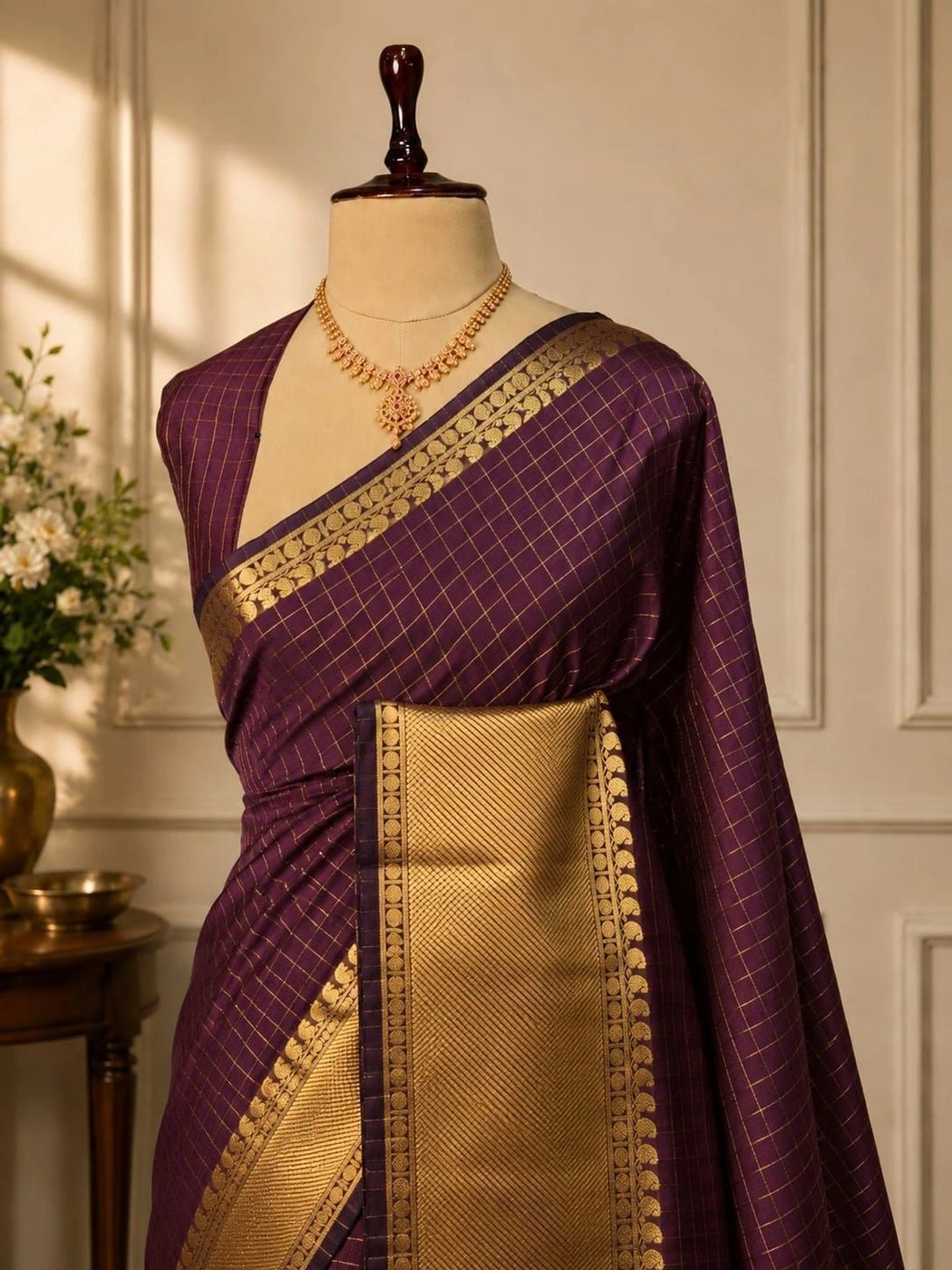 *Party wear semi Kanchivaram  silk Sarees* 4