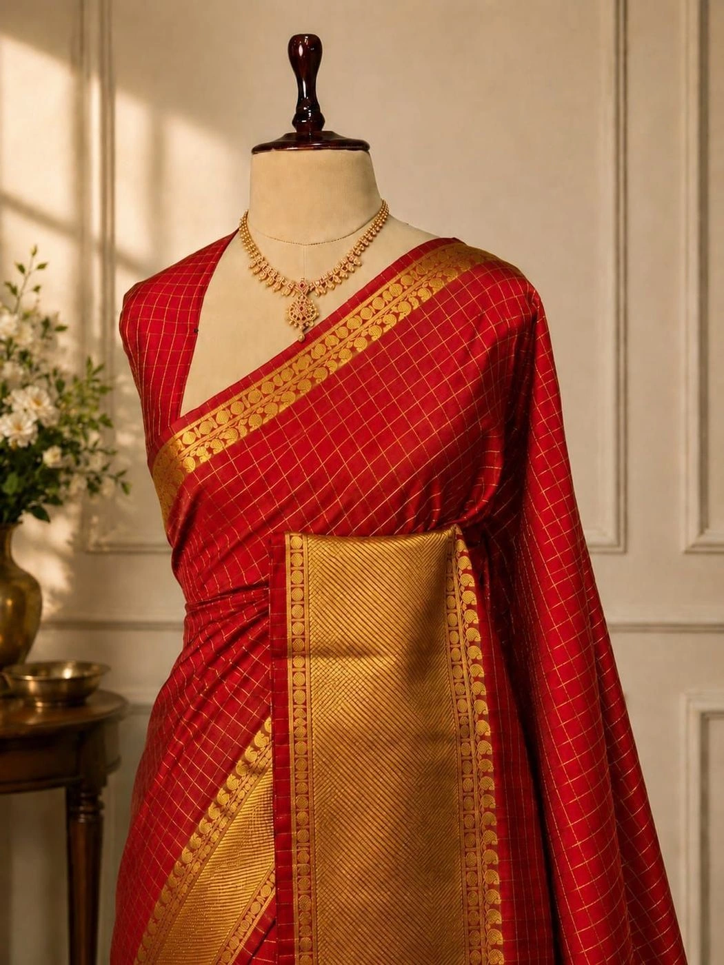 *Party wear semi Kanchivaram  silk Sarees* 10