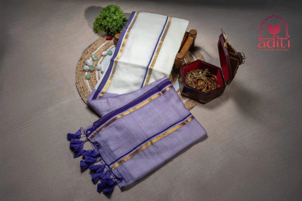 ✨*Premium Quality Mulmul cotton Saree 5
