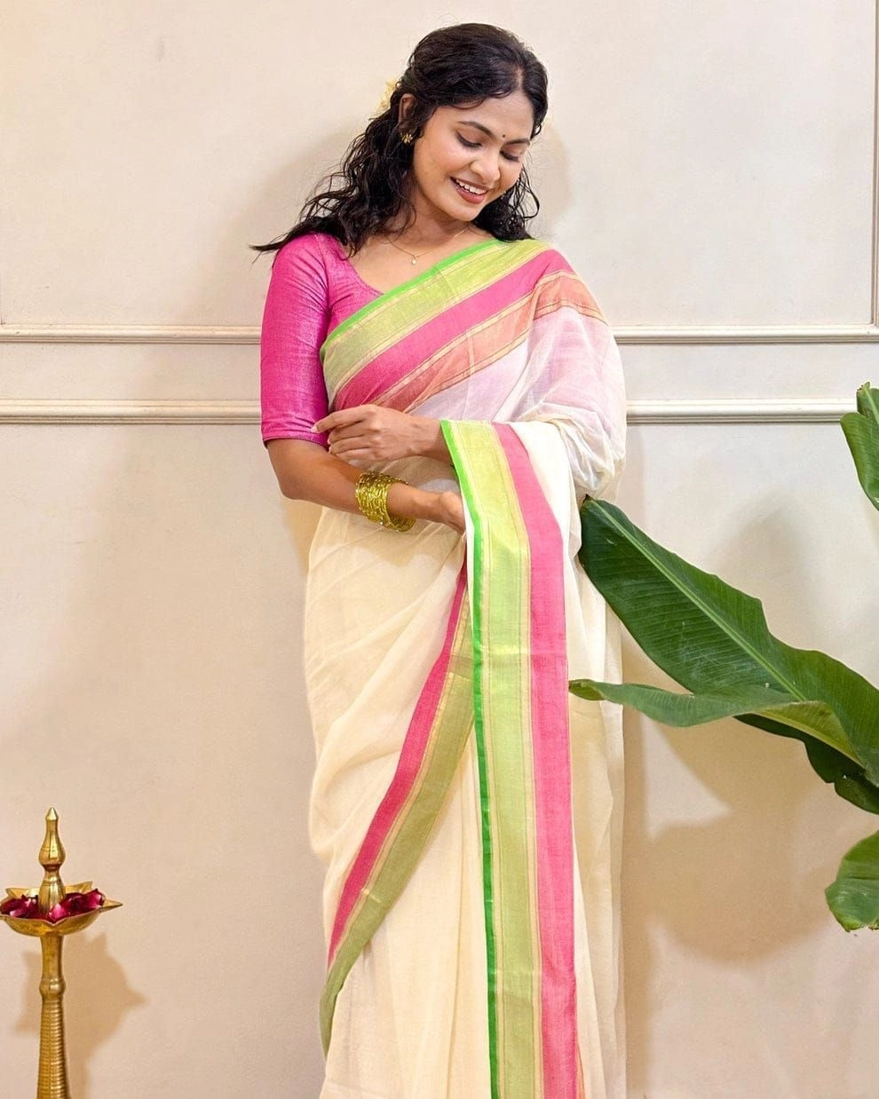 ✨*Premium Quality Mulmul cotton Saree 6