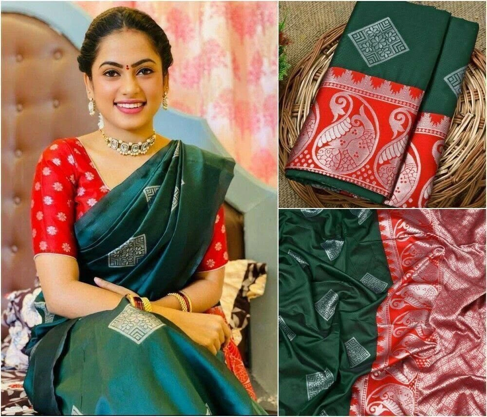 SOFT LICHI SILK SAREE 1