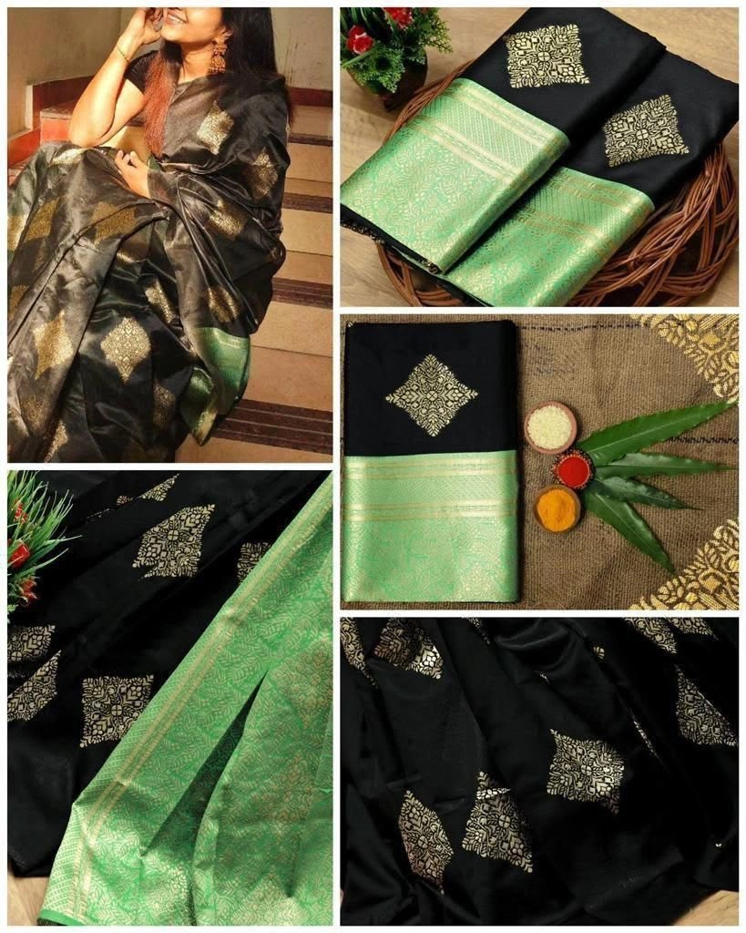 SOFT LICHI SILK SAREE 3