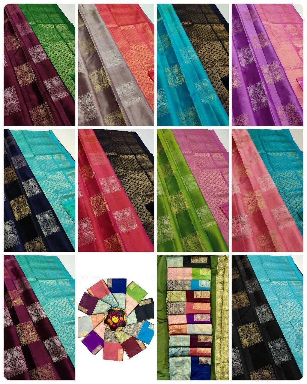 SOFT LICHI SILK SAREE 6