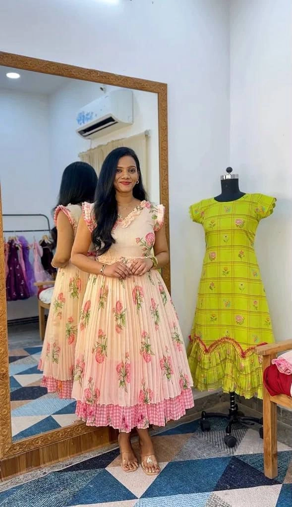 PALAK MAXI'S/GOWN🌸 (Chanderi Cotton) 5