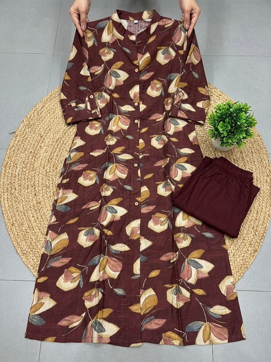 SUMMER SUNSHINE KURTA SET-Bamboo Cotton 3