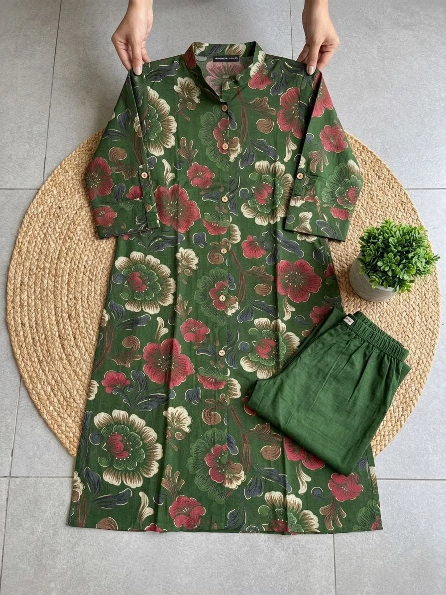 SUMMER SUNSHINE KURTA SET-Bamboo Cotton 9