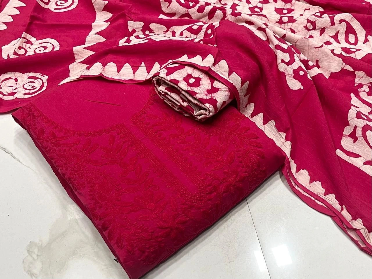 *COTTON LAKHNAVI* DRESS PIECE 7