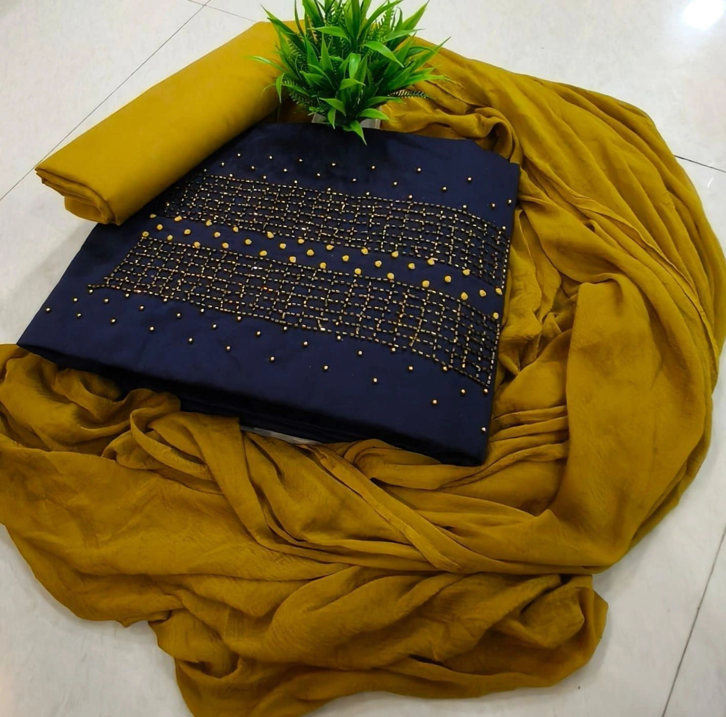 HANDWORK COTTON/SILK PIECE 2