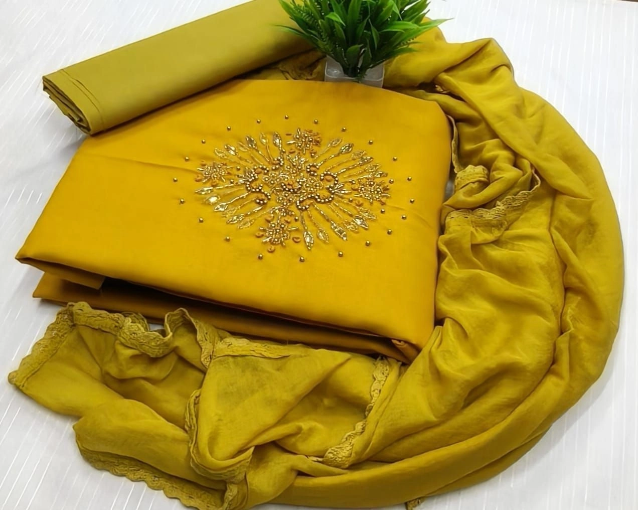 HANDWORK COTTON/SILK PIECE 3