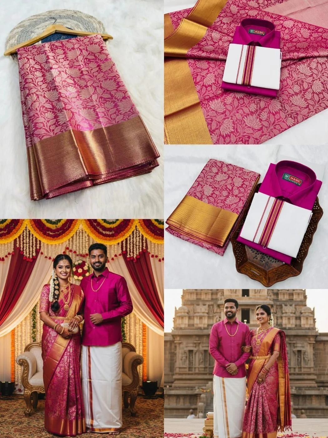 Family Combo🤗 *NITA AMBANI INSPIRED BANARAS SAREE* 😍 3