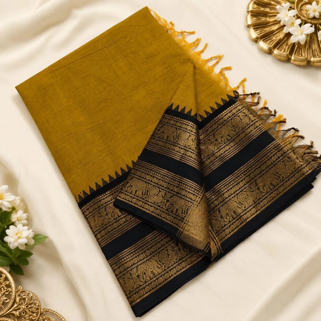 🌹Best quality 100 chettinad cotton sarees 4