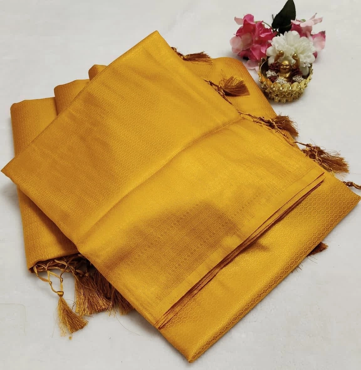 *COPPER SOFTY*
*Premium quality* Sarees 2
